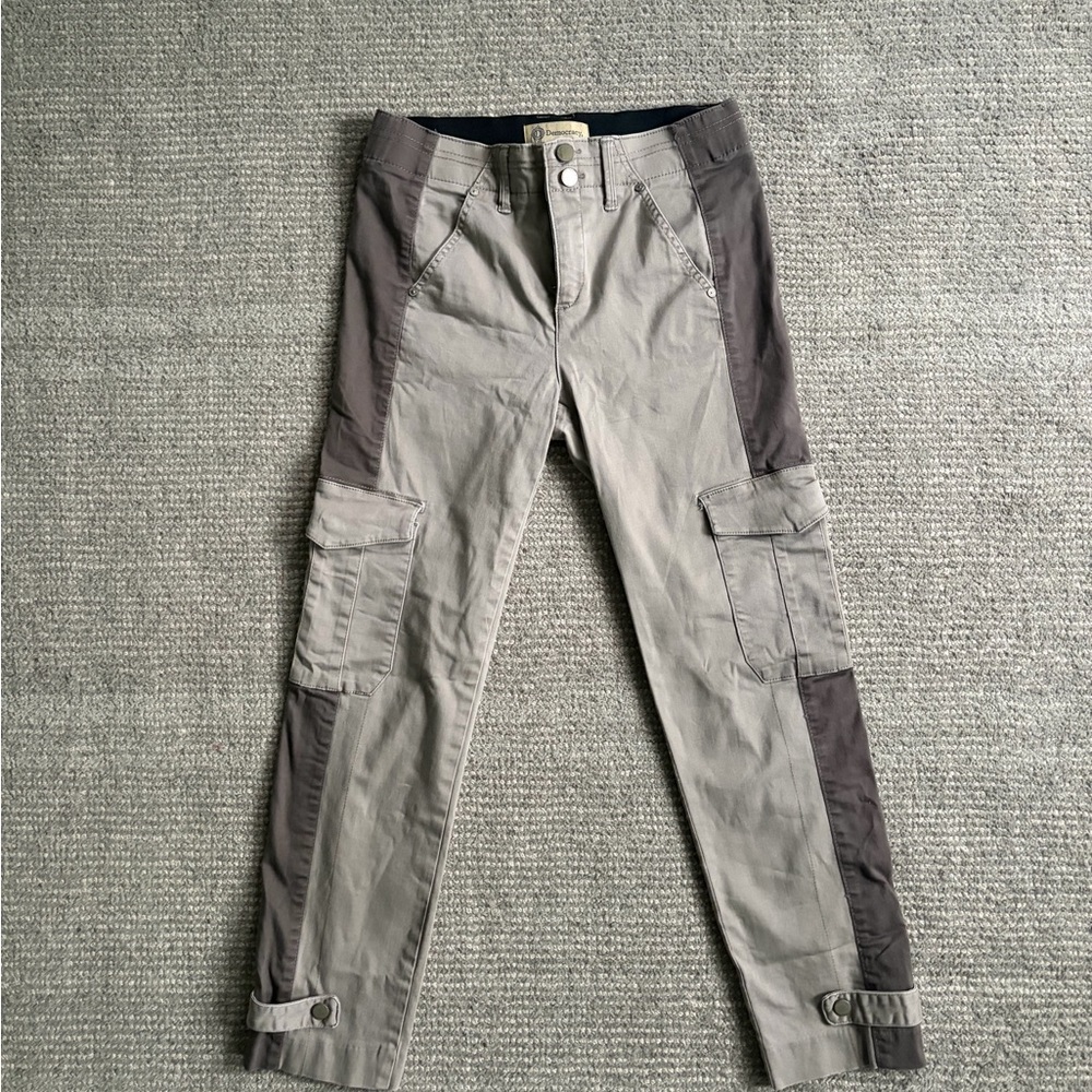Womens Democracy Two-Tone Utility Cargo Pants